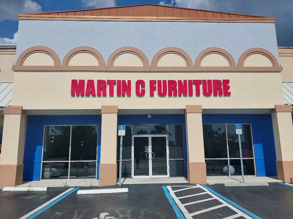 MartincFurniture showroom floor in Cape Coral, FL
